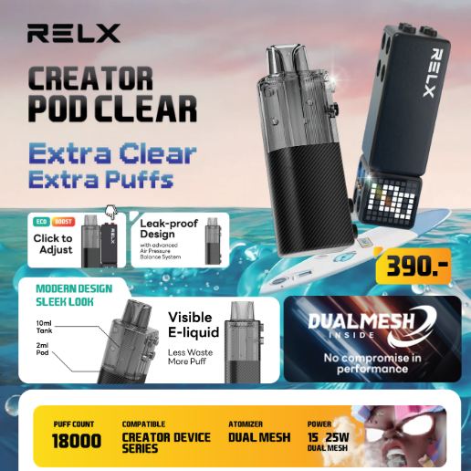 Relx Creator Pod Clear