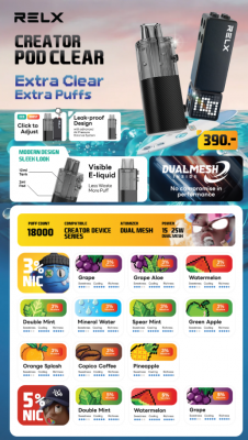 Relx Creator Pod Clear